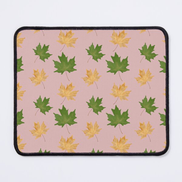 Item preview, Golden And Green Maple Leaf Pattern designed and sold by Teenidesign .