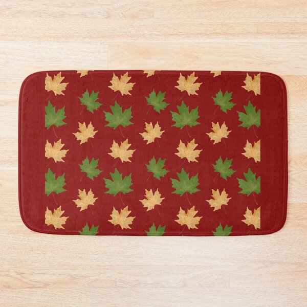 Item preview, Golden And Green Maple Leaf Pattern designed and sold by Teenidesign .