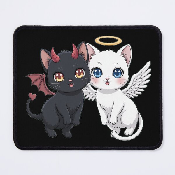 Item preview, Cherub Cat Baby Angel And Devil Cute Cat Lovers Gift designed and sold by Versik-.