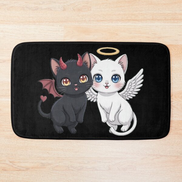 Item preview, Cherub Cat Baby Angel And Devil Cute Cat Lovers Gift designed and sold by Versik-.
