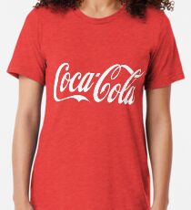 Coca Cola Logo Tri-blend T-Shirt