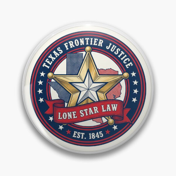 Item preview, Texas Frontier Justice Lone Star Sheriff Badge designed and sold by TexasFirst.