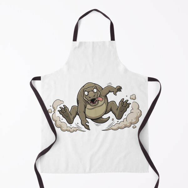 Item preview, Heavy Breathing Komodo Dragon Running Funny designed and sold by Petzzz.