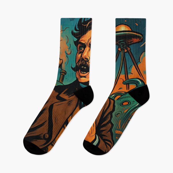 Item preview, H.G. Wells, author | Comics stylCartoone - designed and sold by ComicsFactory.