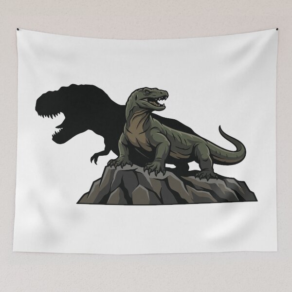 Item preview, Modern Day Dinosaur Komodo Dragon Art designed and sold by Petzzz.