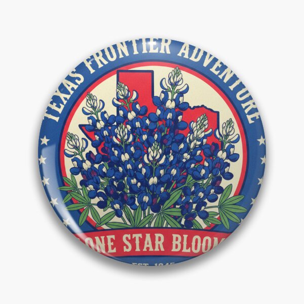 Item preview, Texas Bluebonnet Lone Star Blooms Frontier Sticker designed and sold by TexasFirst.