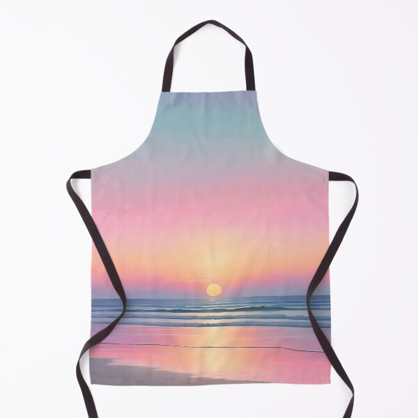 Item preview, Dreamy Pastel Minimalist Seascape Sunset, Orange designed and sold by Prints and Lifestyle.