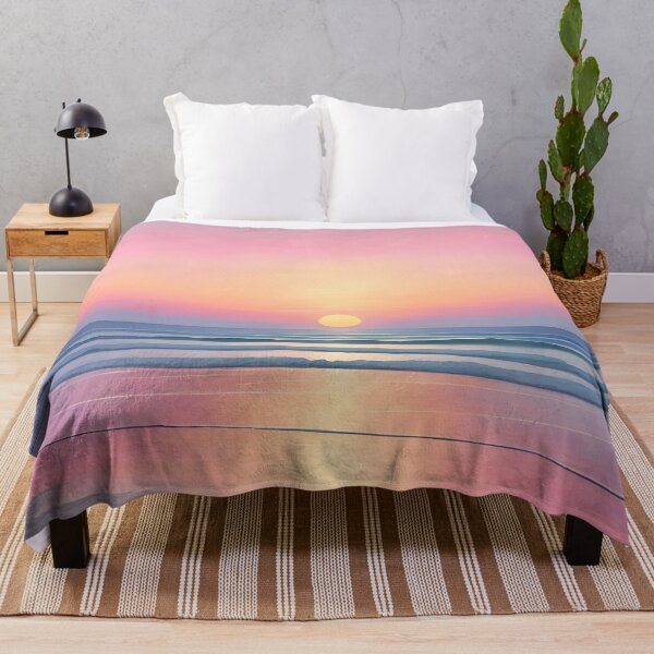 Item preview, Dreamy Pastel Minimalist Seascape Sunset, Orange designed and sold by Prints and Lifestyle.