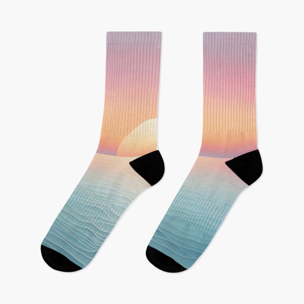 Item preview, Dreamy Pastel Minimalist Seascape Sunset , orange designed and sold by Prints and Lifestyle.