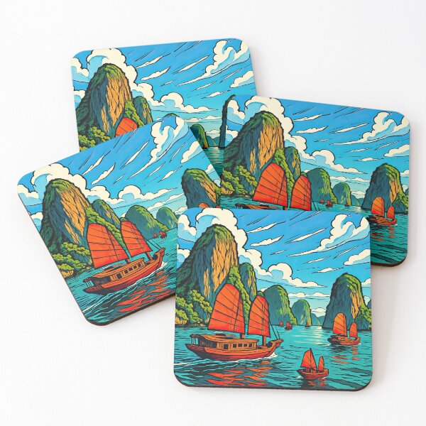 Item preview, Hạ Long Bay | Comics stylCartoone -  designed and sold by ComicsFactory.