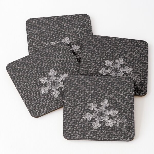 Item preview, Snowflake on a Dark Textured Surface designed and sold by Goiko7Margarita.
