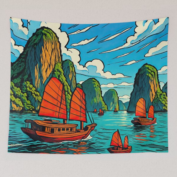 Item preview, Hạ Long Bay | Comics stylCartoone -  designed and sold by ComicsFactory.
