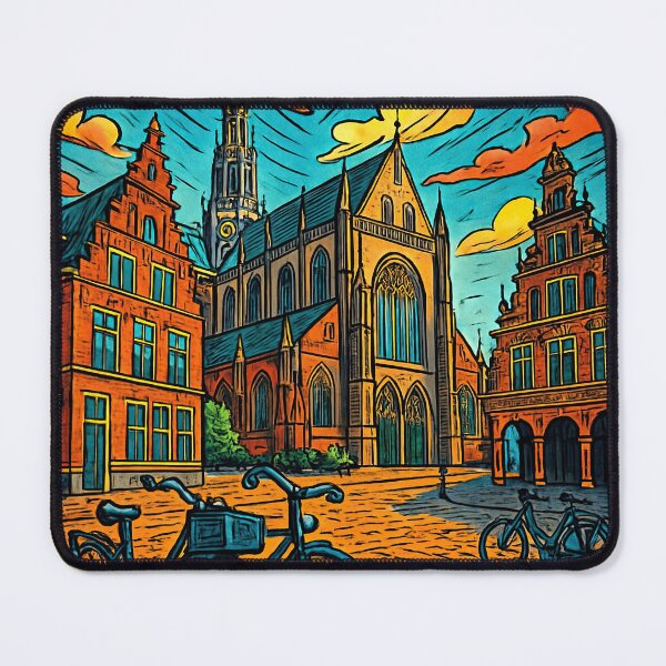 Item preview, Haarlem, Dutch city | Comics stylCartoone -  designed and sold by ComicsFactory.