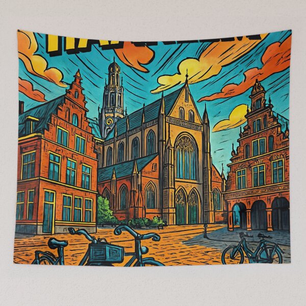 Item preview, Haarlem, Dutch city | Comics stylCartoone -  designed and sold by ComicsFactory.