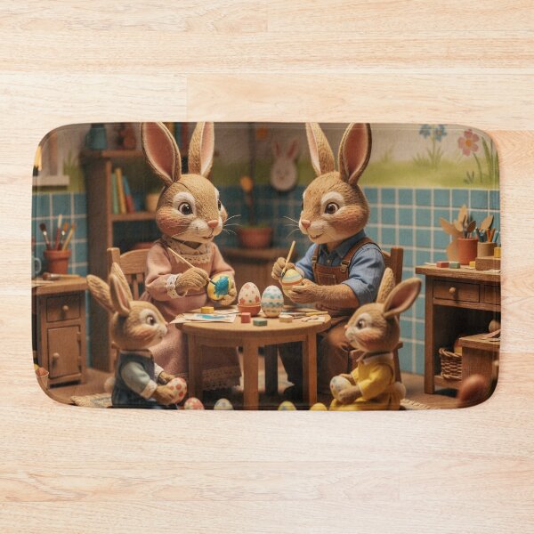 Item preview, Easter Bunny Family designed and sold by Palatinasart.
