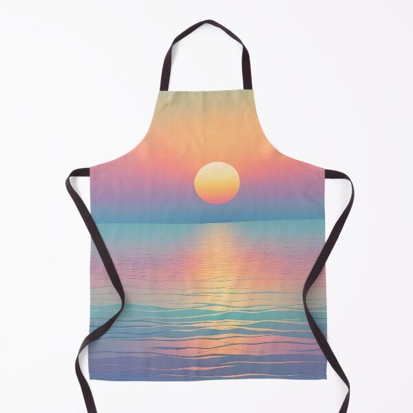 Item preview, Dreamy Pastel Minimalist Seascape Sunset  designed and sold by Prints and Lifestyle.