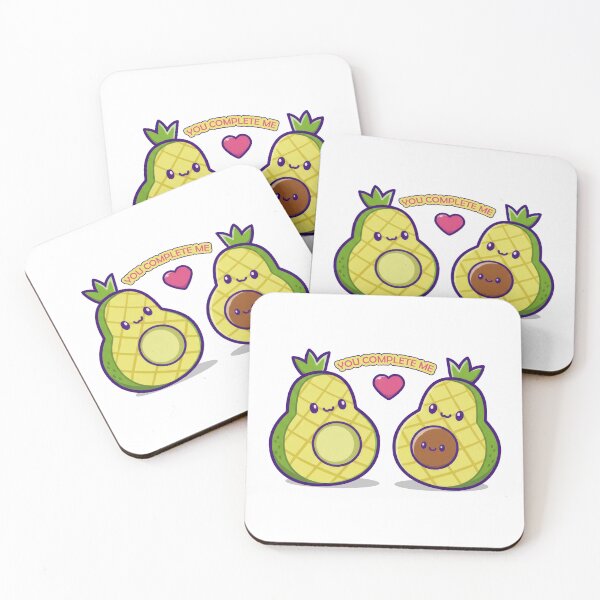Item preview, Cute Avocado Couple You Complete Me Valentine's Day designed and sold by HATXR.