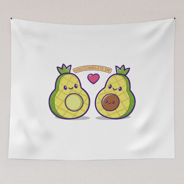 Item preview, Cute Avocado Couple You Complete Me Valentine's Day designed and sold by HATXR.