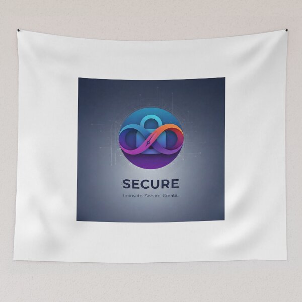 Item preview, Secure Infinity Lock – Modern Cyber Security & Tech Logo Art designed and sold by MCV-Designs.