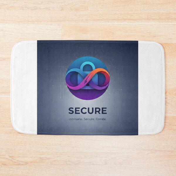 Item preview, Secure Infinity Lock – Modern Cyber Security & Tech Logo Art designed and sold by MCV-Designs.
