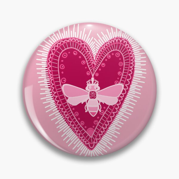 Item preview, Bee of my heart – A queen, without throne or king – Valentine's Day designed and sold by À fleur de forme.