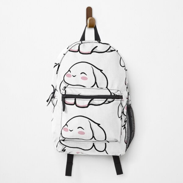 Item preview, Cute Kawaii White Bunny - Adorable Fluffy Rabbit Illustration designed and sold by LYAN-STORE.