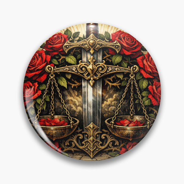Item preview, Rose Justice with Sword and Balance designed and sold by JuViRo.