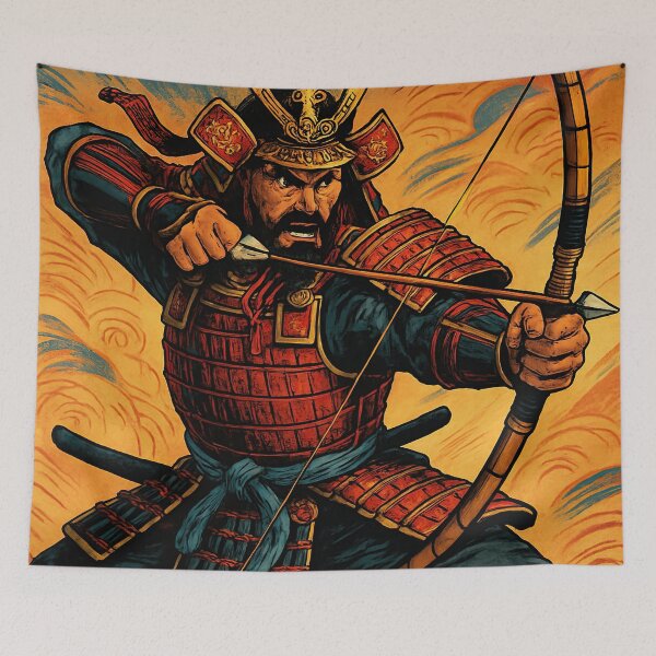 Item preview, Hachiman, Japanese God of War | Comics stylCartoone -  designed and sold by ComicsFactory.