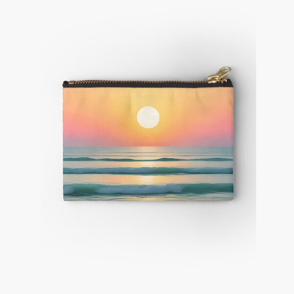 Item preview, Dreamy Pastel Minimalist Seascape Sunset Orange designed and sold by Prints and Lifestyle.