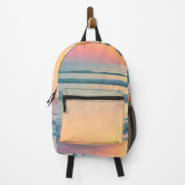 Item preview, Dreamy Pastel Minimalist Seascape Sunset Orange designed and sold by Prints and Lifestyle.