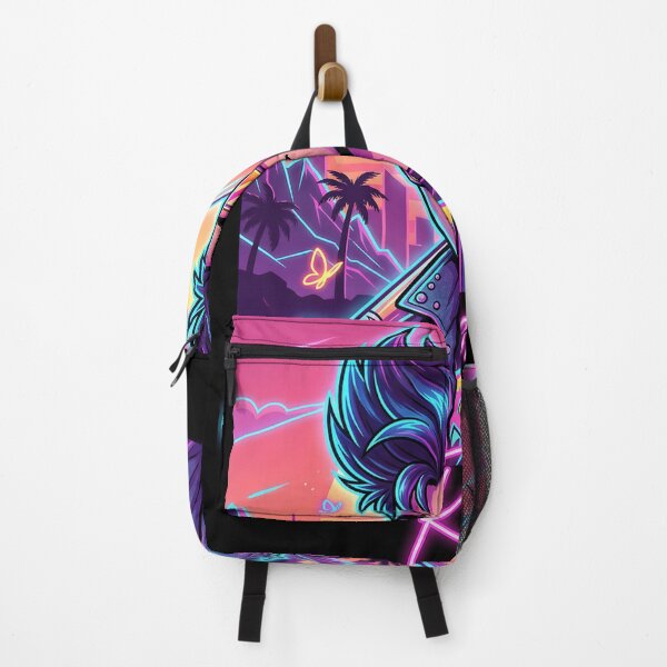 Item preview, Neon Hero Aesthetic  80S Vaporwave Cool Guy Art Stylish  designed and sold by LoisStickings.