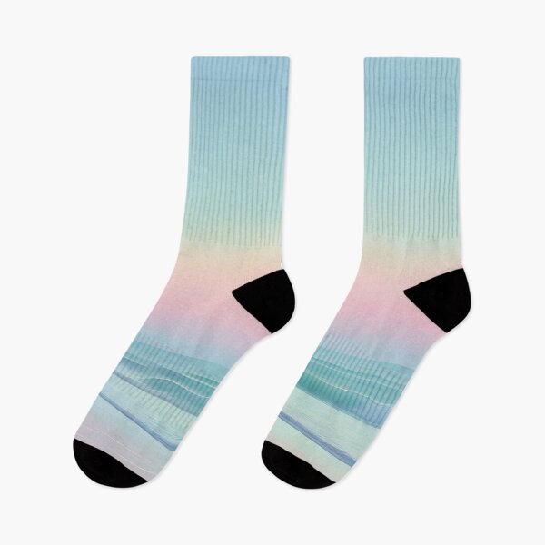 Item preview, Dreamy Pastel Minimalist Seascape Sunset  pink, light cyan designed and sold by Prints and Lifestyle.