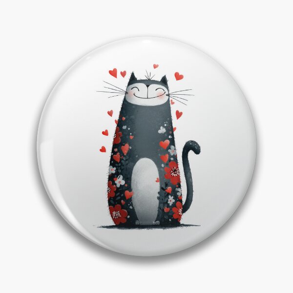 Item preview, Love Cat Illustration designed and sold by Erika Kaisersot.