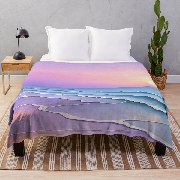 Item preview, Dreamy Pastel Minimalist Seascape Sunset Orange designed and sold by Prints and Lifestyle.