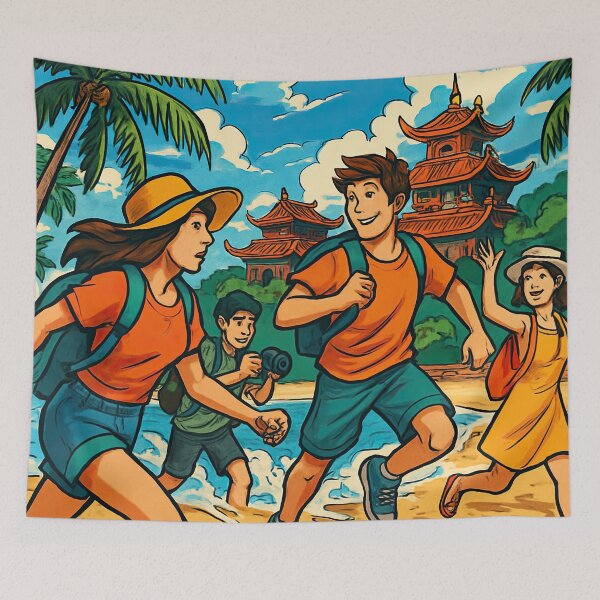Item preview, Hainan, China | Comics stylCartoone -  designed and sold by ComicsFactory.