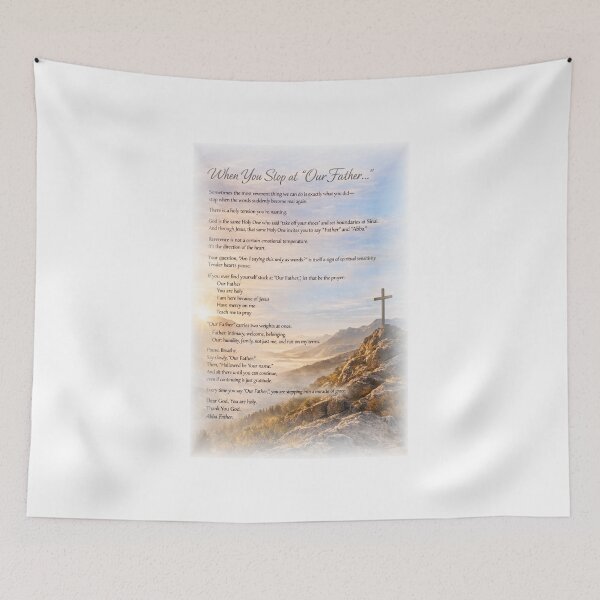 Item preview, Our Father in the Morning Light, Inspirational Christian Wall Art Print, Lord’s Prayer Devotional Quote, Abba Father Worship Decor, Scripture Inspired Faith Gift for Men Women Families designed and sold by TerScott.