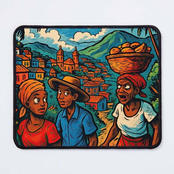 Item preview, Haiti landscape | Comics stylCartoone -  designed and sold by ComicsFactory.