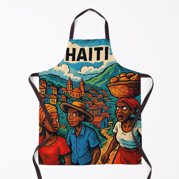 Item preview, Haiti landscape | Comics stylCartoone - designed and sold by ComicsFactory.