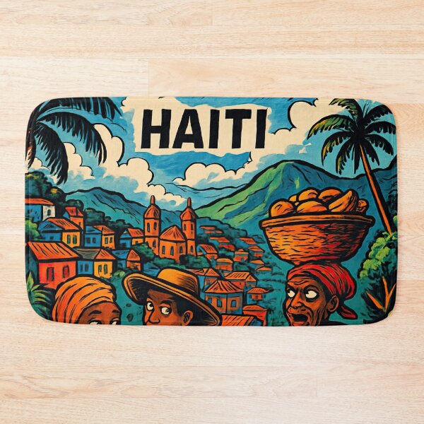 Item preview, Haiti landscape | Comics stylCartoone -  designed and sold by ComicsFactory.