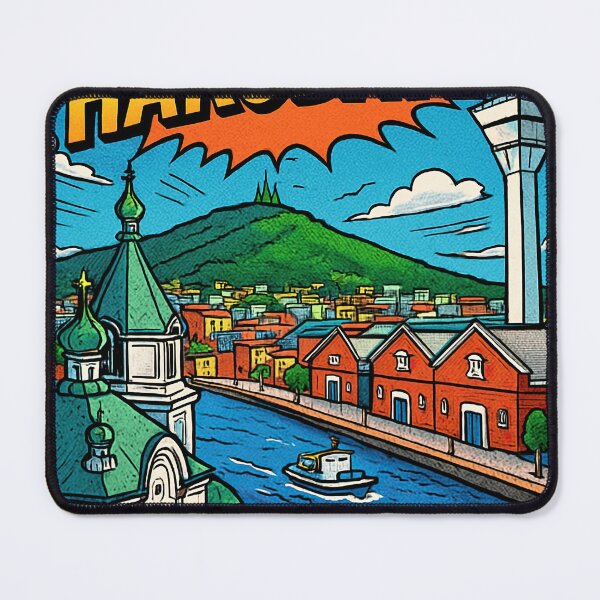 Item preview, Hakodate, city | Comics stylCartoone - designed and sold by ComicsFactory.