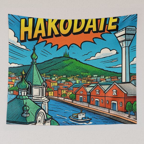 Item preview, Hakodate, city | Comics stylCartoone -  designed and sold by ComicsFactory.