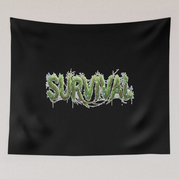 Item preview, SURVIVAL survivalist adventurer survival shelter campfire hiking camping  designed and sold by Jt41.