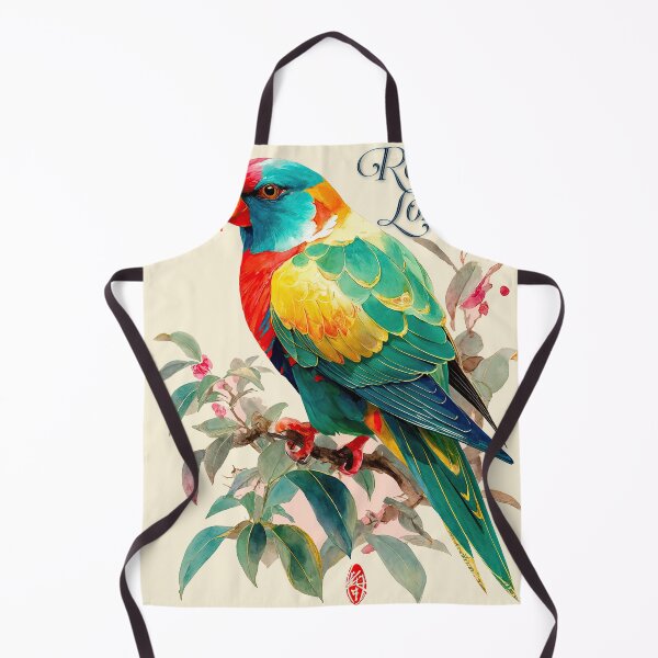 Item preview, Rainbow Lorikeet – Vivid Watercolor Bird Art designed and sold by ForeverPrintsOK.