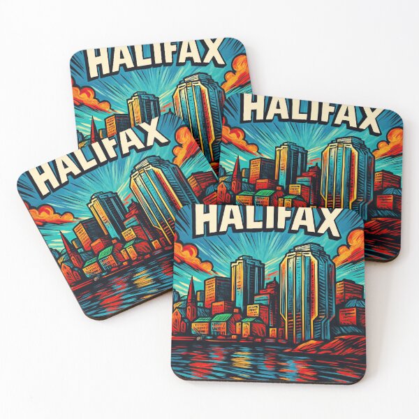 Item preview, Halifax, city | Comics stylCartoone -  designed and sold by ComicsFactory.