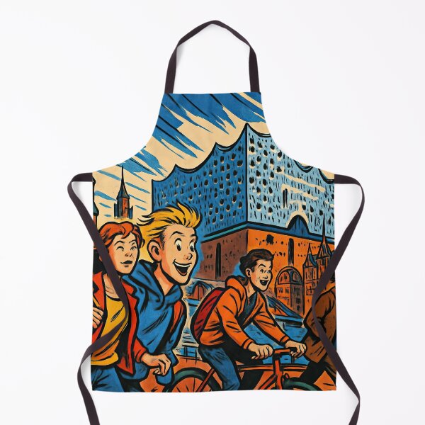 Item preview, Hamburg, city | Comics stylCartoone - designed and sold by ComicsFactory.