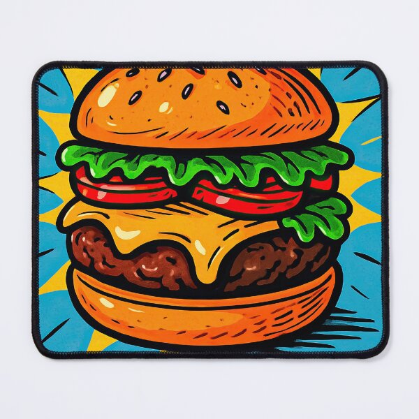 Item preview, Hamburger | Comics stylCartoone -  designed and sold by ComicsFactory.