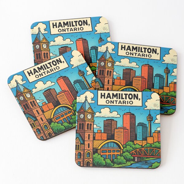 Item preview, Hamilton, Ontario, city | Comics stylCartoone -  designed and sold by ComicsFactory.