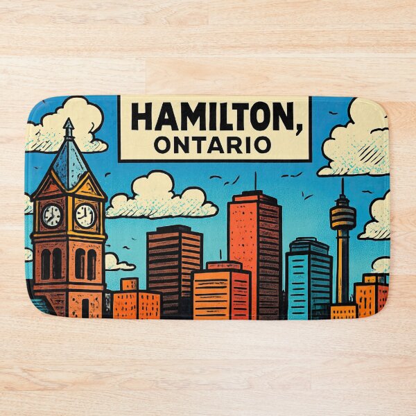 Item preview, Hamilton, Ontario, city | Comics stylCartoone -  designed and sold by ComicsFactory.