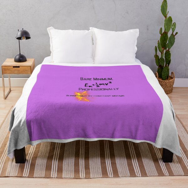Item preview, Bare Minimum, Professionally – Burnout Science Humor Work Quote Design designed and sold by NeonPetal.