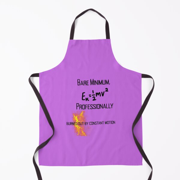 Item preview, Bare Minimum, Professionally – Burnout Science Humor Work Quote Design designed and sold by NeonPetal.